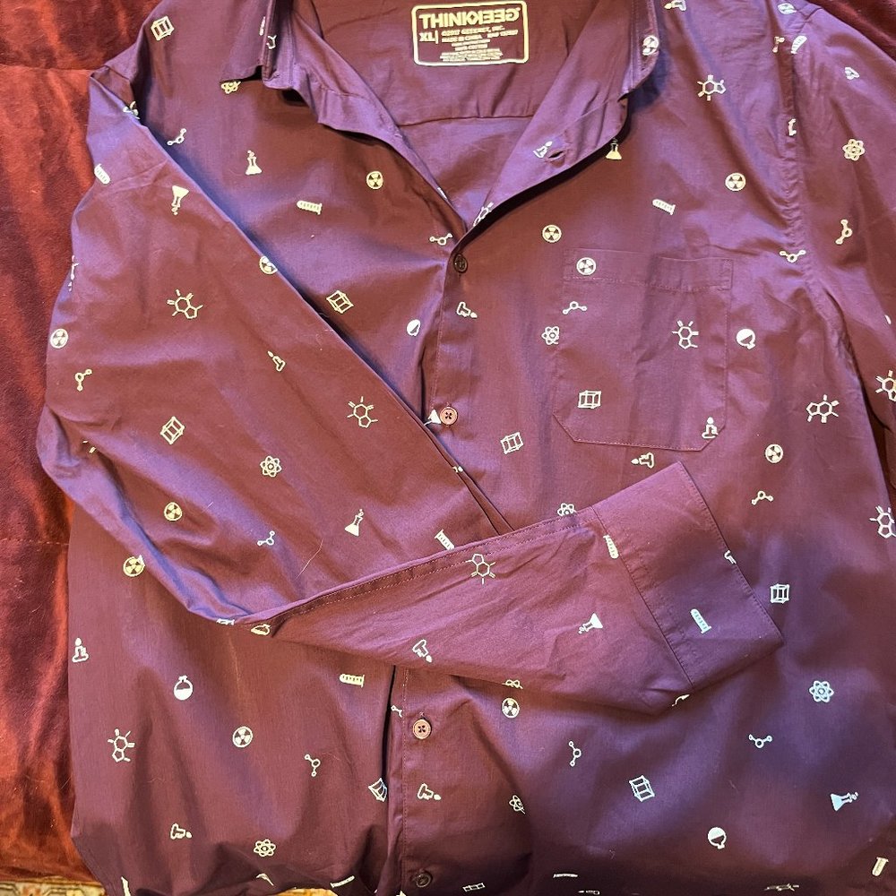 Think Geek Science Symbol Dress Shirt